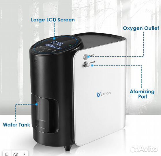 Кислородный концентратор varon 1-7 л\мин