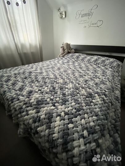 Плед из alize puffy