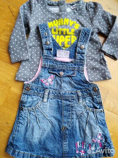 Вещи пакетом на девочку 9мес до 1,5 лет