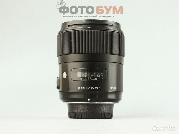 Объектив Sigma 35mm f1,4 DG ART (Nikon)