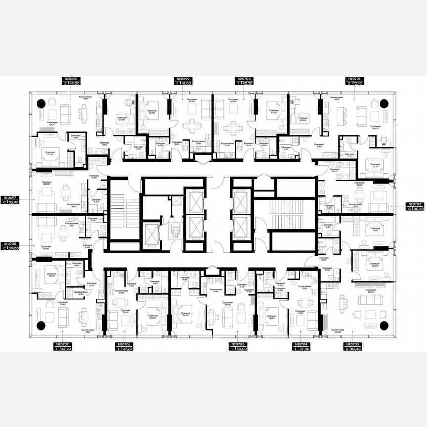 1-к. квартира, 36,9 м², 13/36 эт.