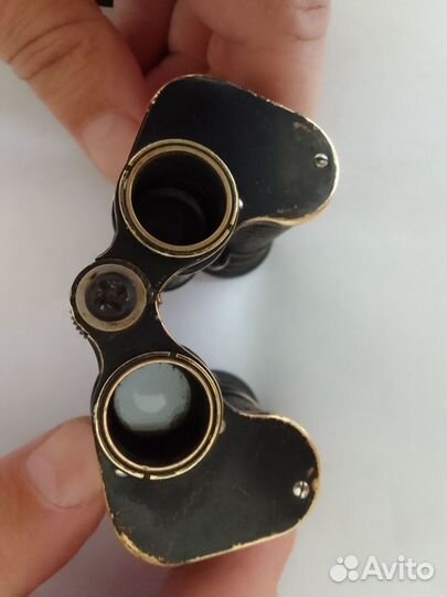 Редкий бинокль carl zeiss 3-крат.номерной 1918 год