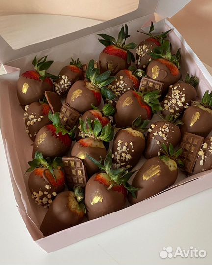 Клубника шоколадная