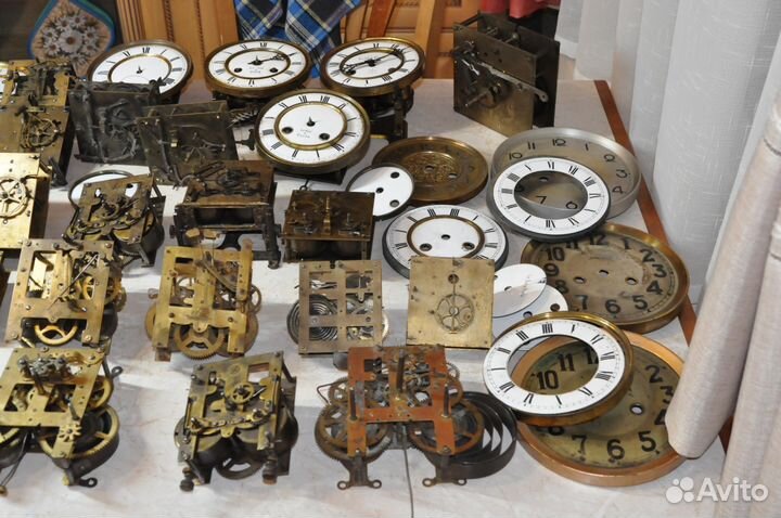 Разные механизмы для каминных и настенных часов 2