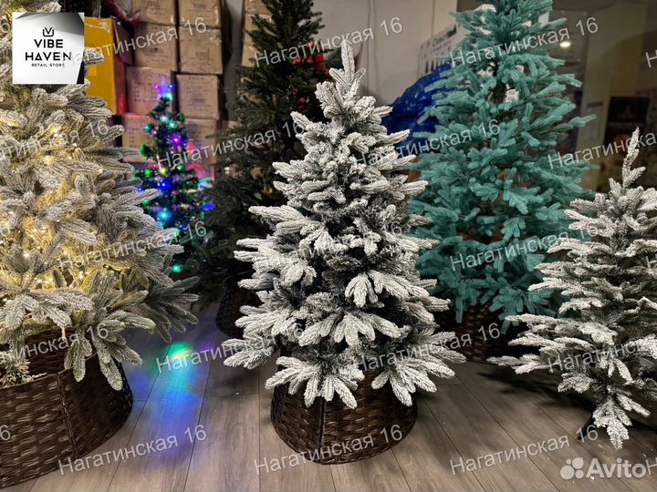 Елка искусственная литая заснеженная Северная