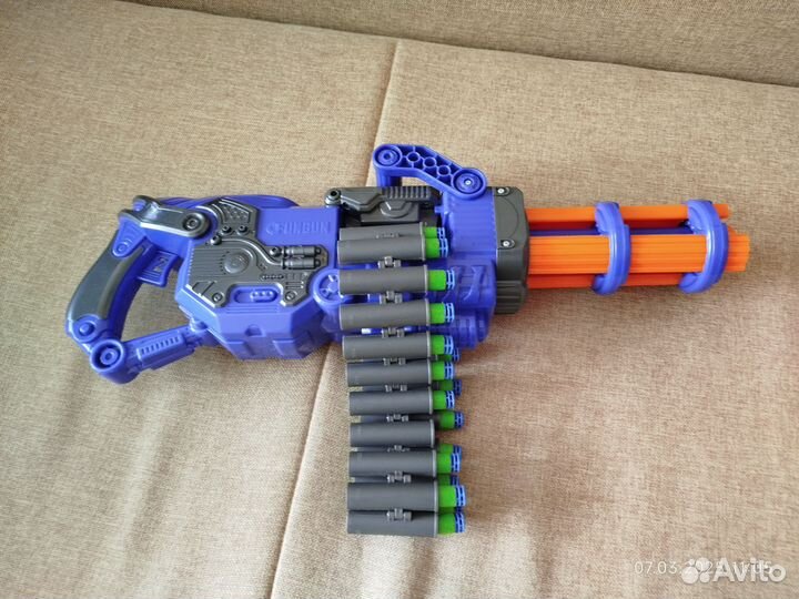 Бластер nerf с мягкими пулями