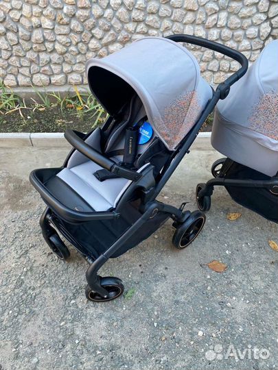 Коляска блочная 2 в1 и 3 в1(серая )