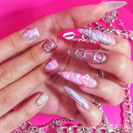 Наращивание ногтей. Маникюр. Гель-лак