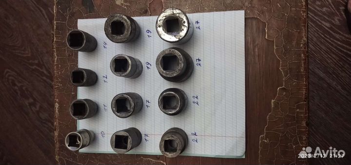 Головки торцовые 1/2