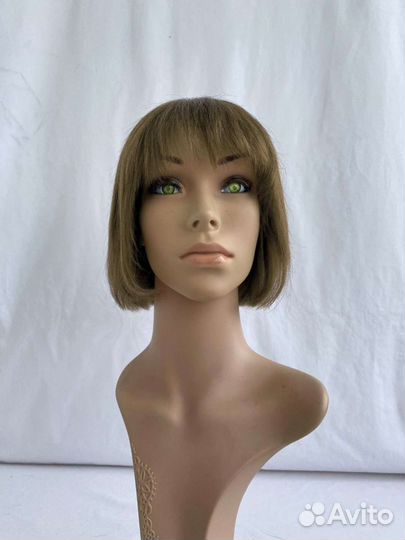 Система волос новая парик каре челка русый США