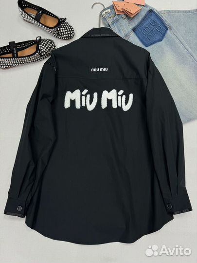 Рубашка Miu Miu женская 2 цвета