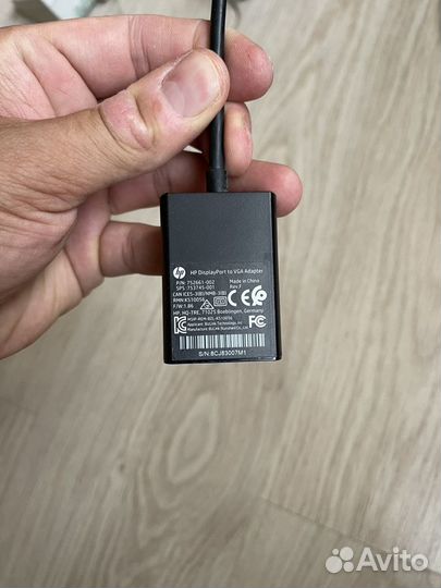 Переходник HP Display port to VGA adapter