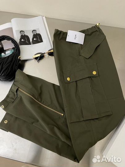 Брюки карго celine