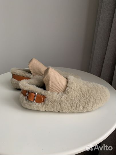 Меховые балетки ugg 36