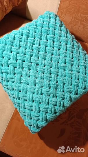 Плед детский вязаный ручная работа