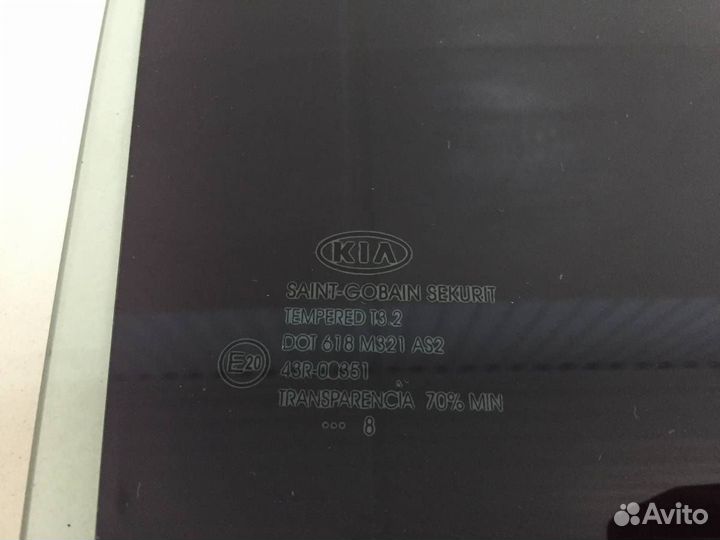 Стекло двери задней правой Kia Ceed ED 2007-2012