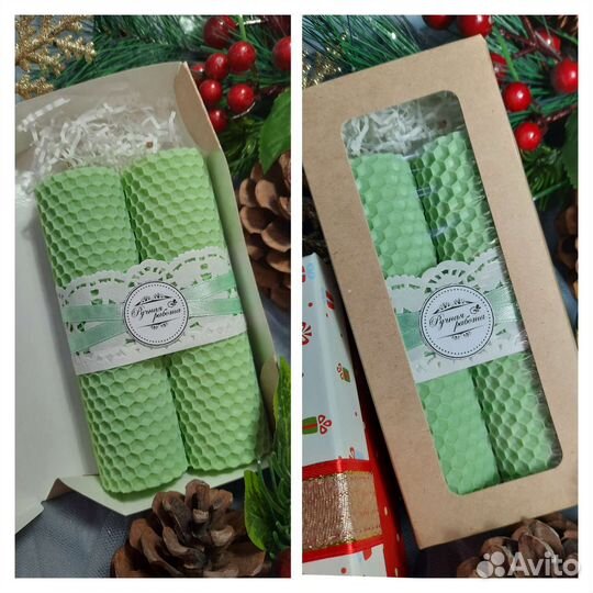 Подарочные наборы свечи (ручная работа)