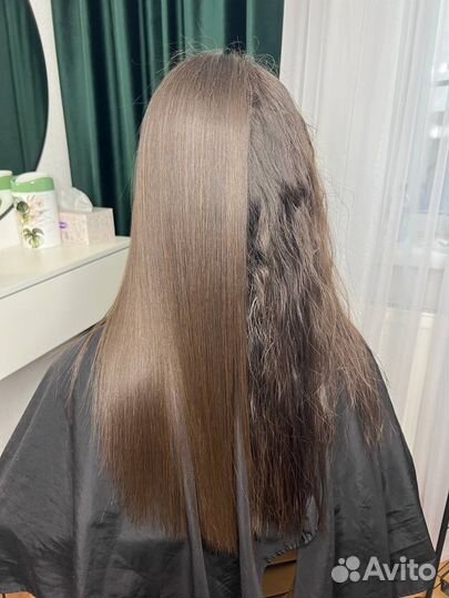 Кератиновое выпрямление