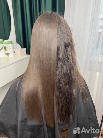 Кератиновое выпрямление