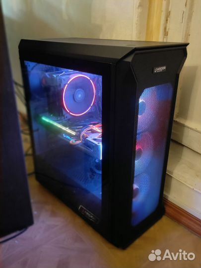 Игровой компьютер Ryzen 5600/RX5700XT/16gb/SSD+жд