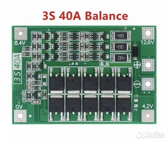 Плата bms 5s,4s, 3s, 2s (Балансировочная плата)