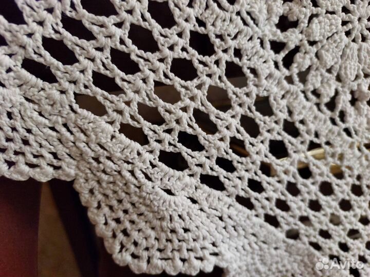 Скатерть, дорожка ришелье винтаж ручная работа