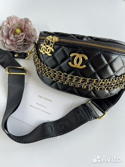 Сумка Chanel vip gift кросс-боди NEW 2024