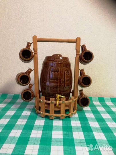 Сувенир бочка с рюмками
