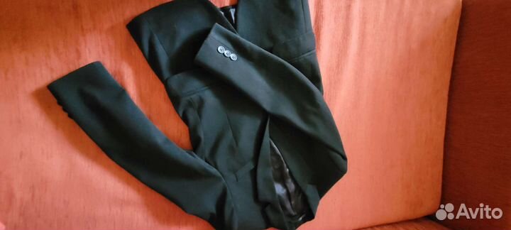 Школьный пиджак Скай лэйк Рио, черный,рост 140