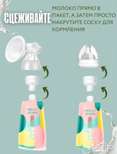 Пакеты для хранения грудного молока