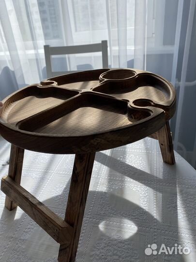 Винный столик менажница