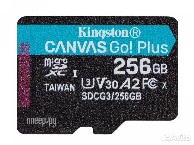 256Gb - Kingston microsdhc 170R A2 U3 V30 Canv