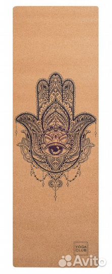 Коврик для йоги YogaClub Hamsa 61 x 183 x 0.3 про