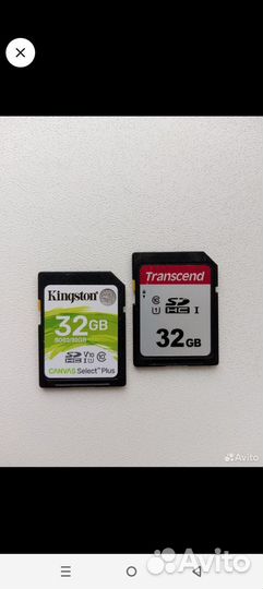 Карта памяти sdhc Transcend 32 GB / флешка карта