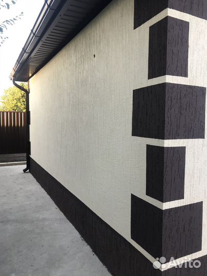 Отделка фасада короед