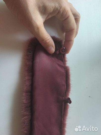 Норковый воротник мех натуральный