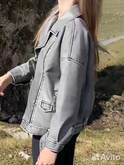 Куртка кожаная женская