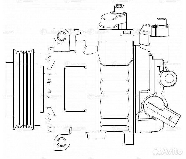 Компрессор кондиционера Ауди А5 07