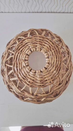 Плетеный абажур 30 *29 см