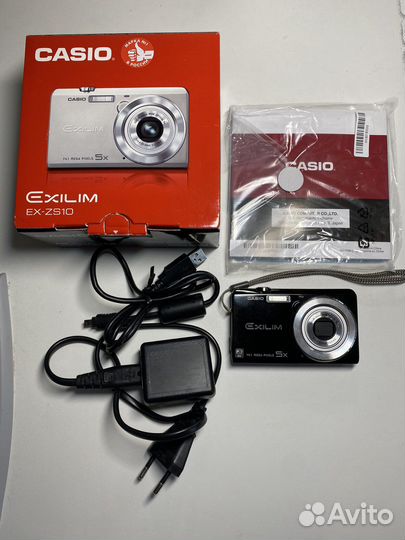 Компактный фотоаппарат casio exilim ex-zs10