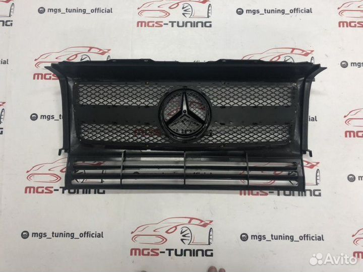 Решетка на Mercedes Benz Гелик w463 G63 all black