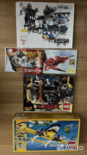 Lego россыпью с инструкциями