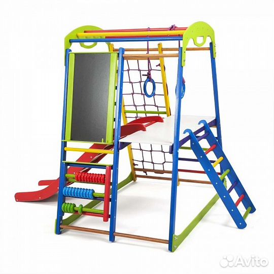 Детский спортуголок с горкой 