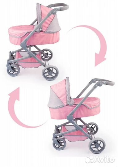 Детская игрушечная коляска для кукол