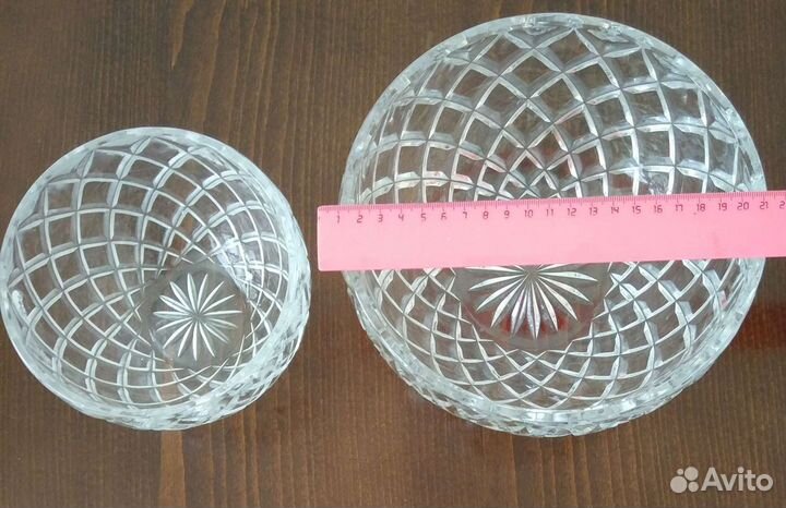 Блюдо и хрусталь советский