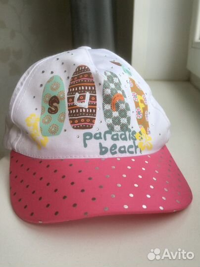 Две бейсболки для девочки, размер 50 (2-3 года)