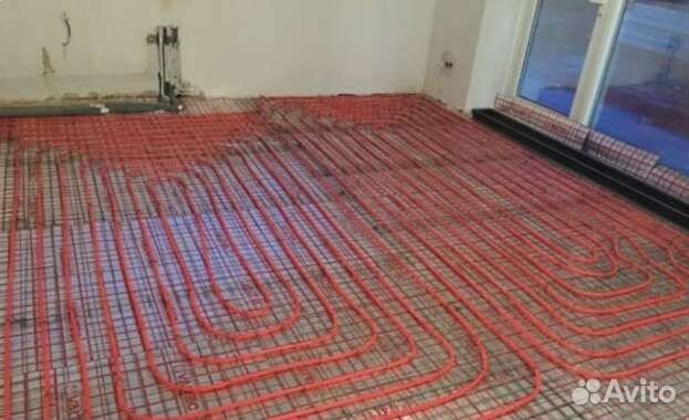 Монтаж теплого пола, отопления и водоснабжения