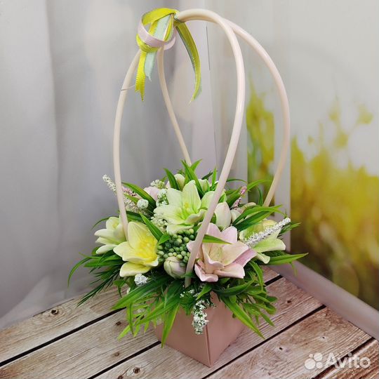 Букет и мыла. Лилии