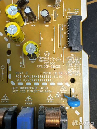 Плата eax67262601 1.5