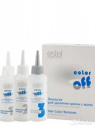 Кислотная смывка Color OFF. Производитель Estel